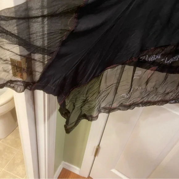 Elegant Black Asymmetrical Women's Tunic. (76) - Picture 4 of 7